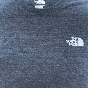 The North Face gray Short sleeve T-shirt